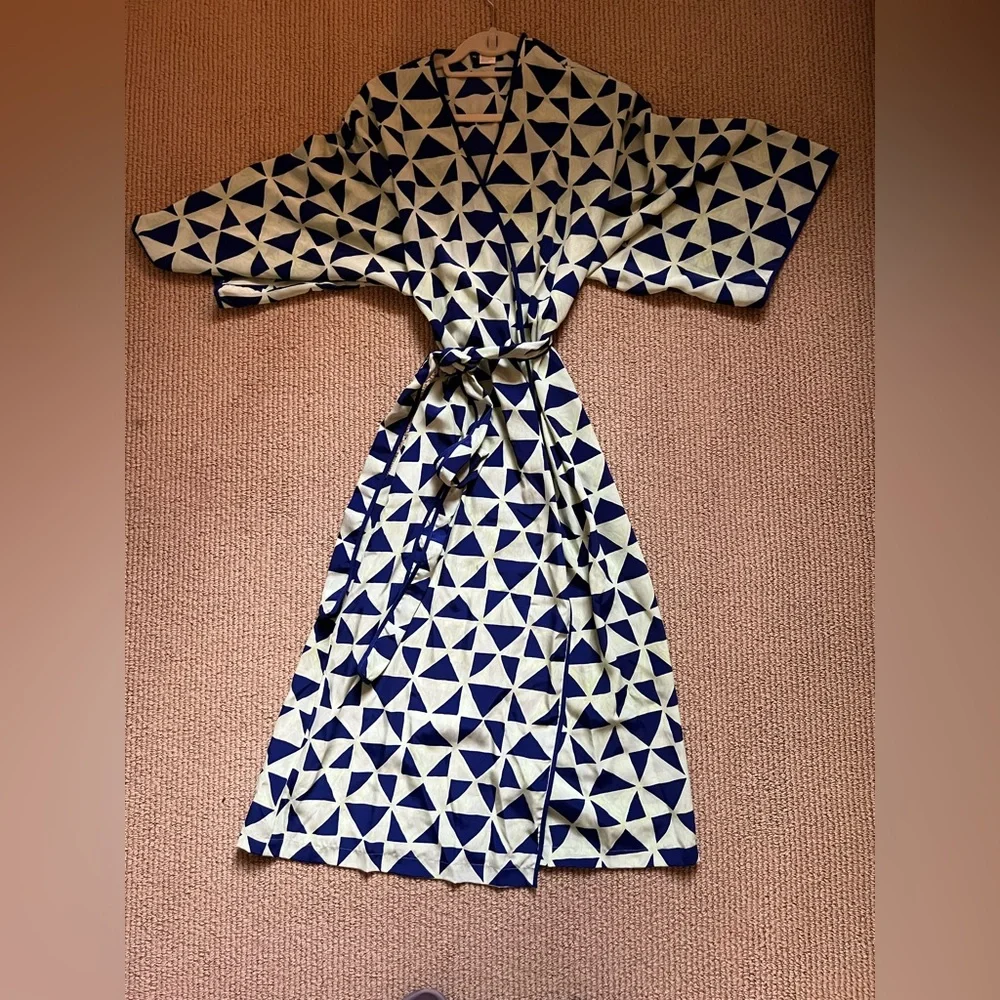 Natori Saks Fifth Avenue Sleep Chemise * Nightgown + Robe Set * Intimate Apparel - Picture 10 of 11